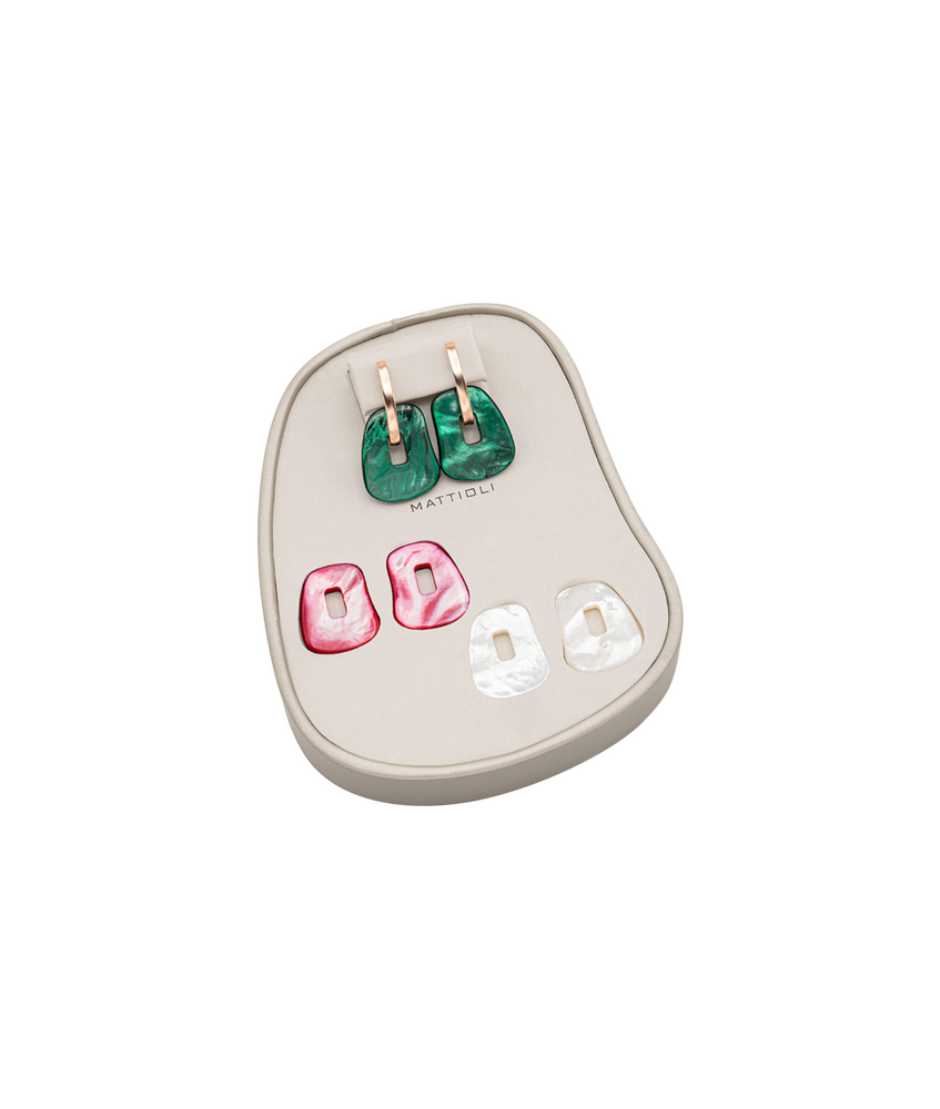 Mattioli Puzzle Ohrringbox, mittelgroß mit 3 Puzzle Paaren Mattioli Puzzle Ohrringbox, mittelgroß mit 3 Puzzle Paaren