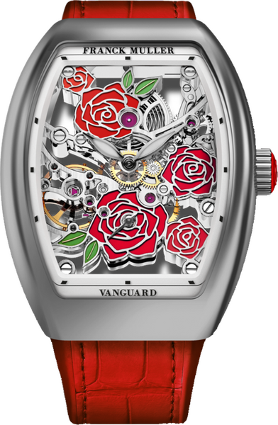 Franck Muller Vanguard Rose Skeleton 42.3 x 32mm Franck Muller Vanguard Rose Skeleton 42.3 x 32mm