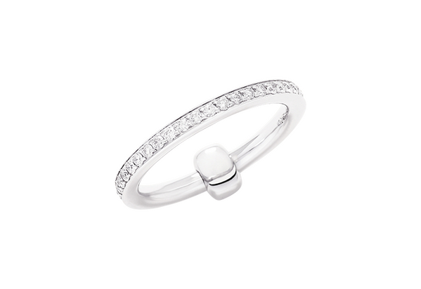 PAC4015 O2WHR DB000 020 Pomellato pomellato together ring single band white gold 18kt diamond n65c36e2e5cab9c63