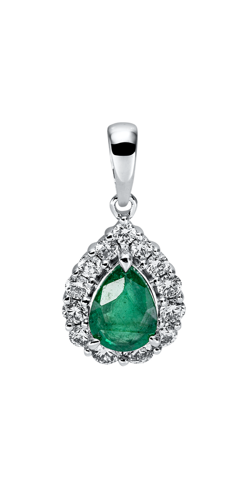 Brogle Classic emerald pendant
