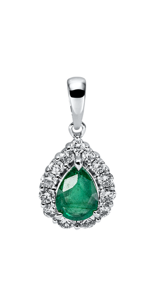 Brogle Classic emerald pendant
