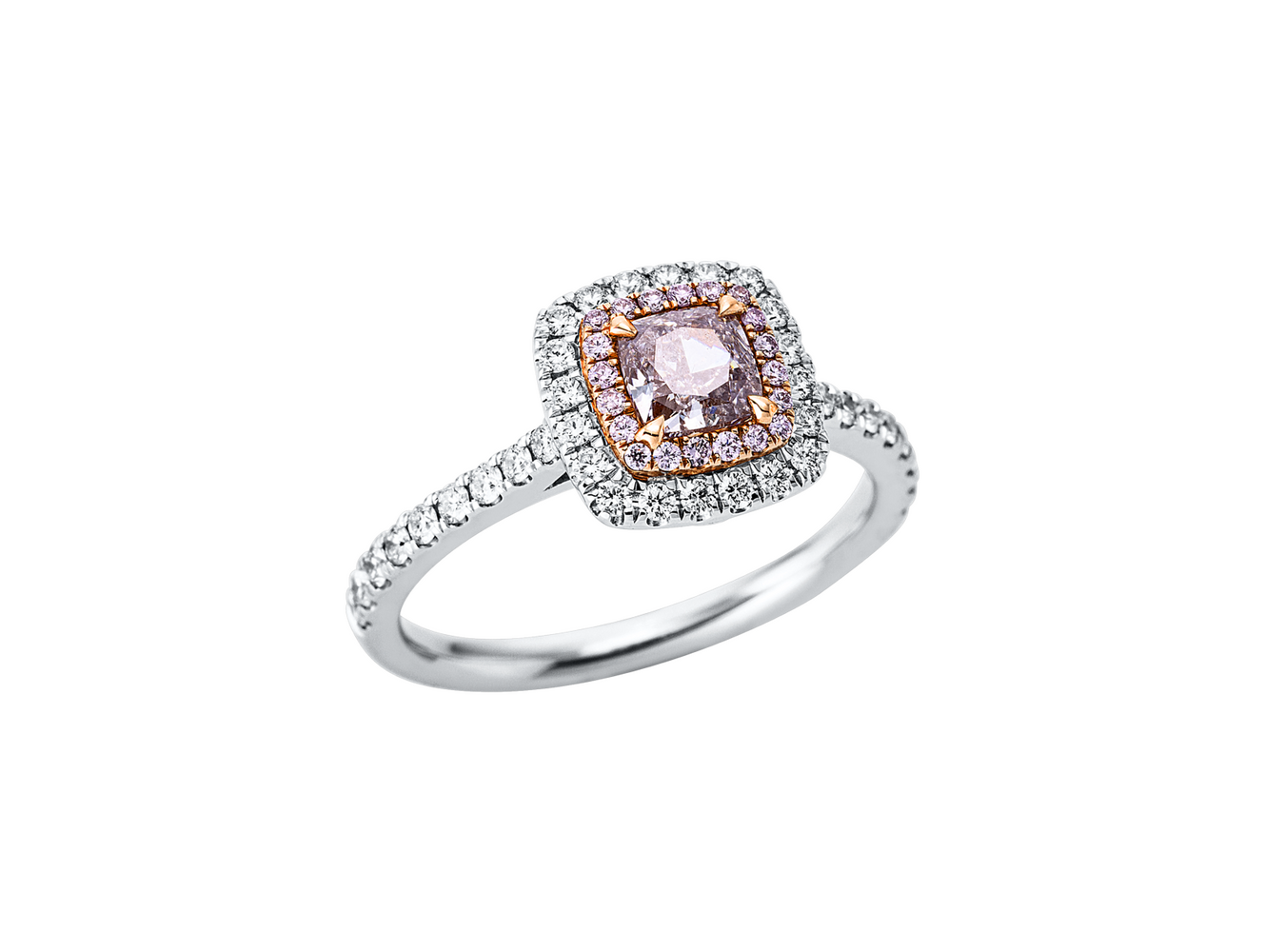 Brogle Selection Bicolor diamond ring