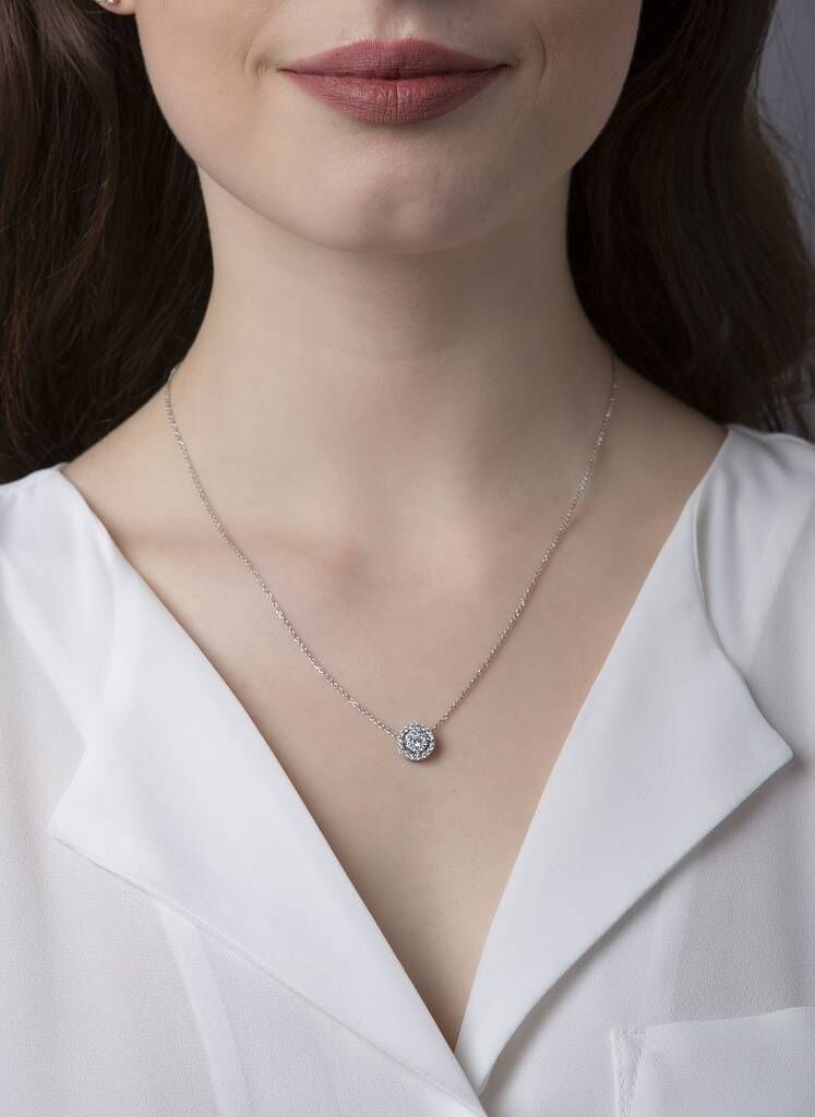Brogle Classic Kette mit Diamantanhänger