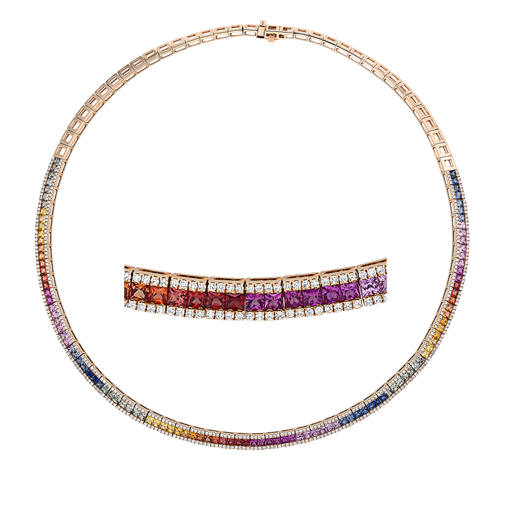 Brogle Selection Saphirkette Rainbow Brogle Selection Saphirkette Rainbow