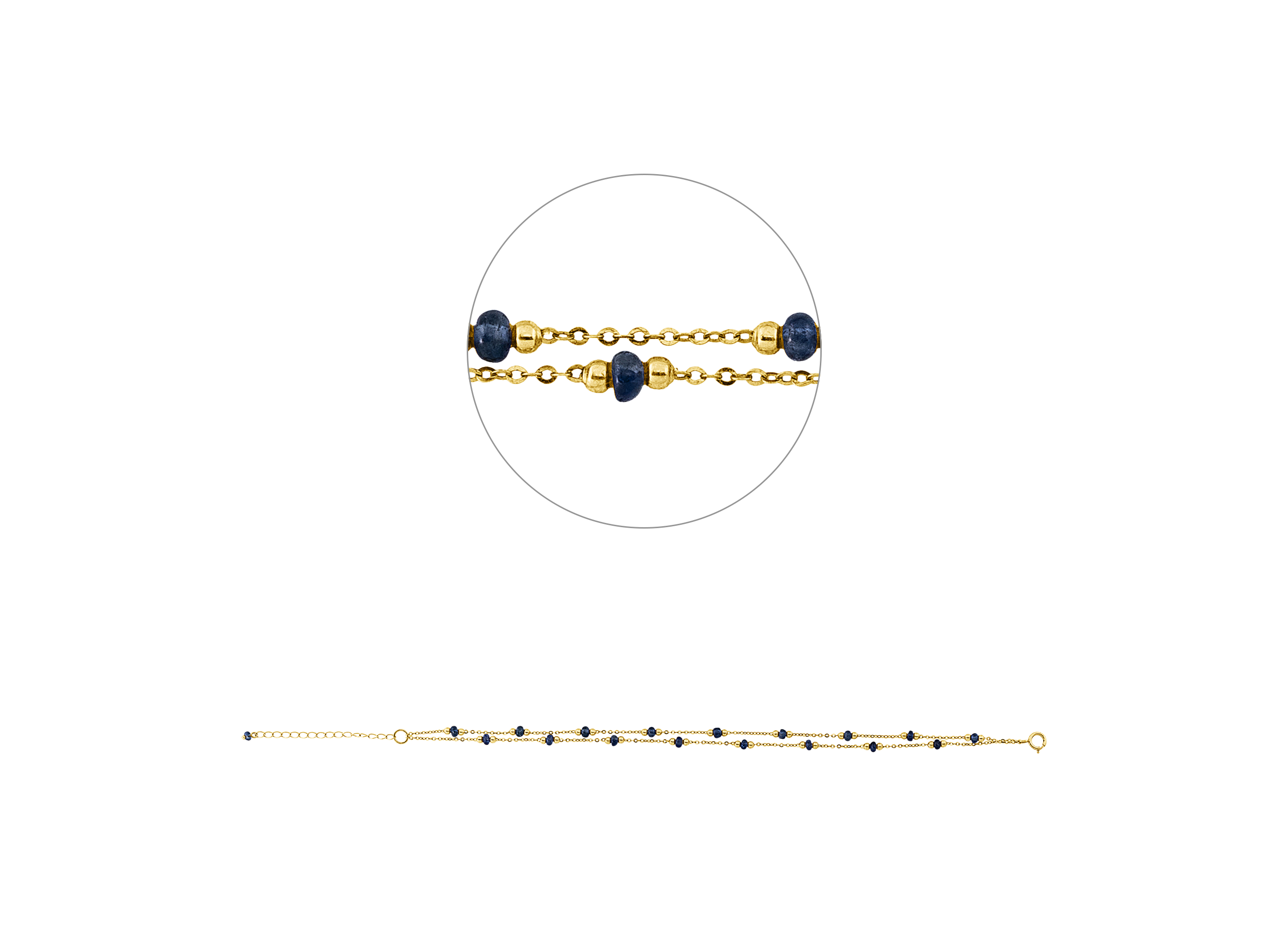 Brogle Classic sapphire bracelet Brogle Classic sapphire bracelet