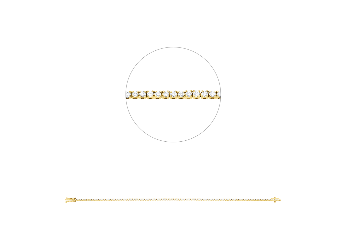 Brogle Classic tennis bracelet