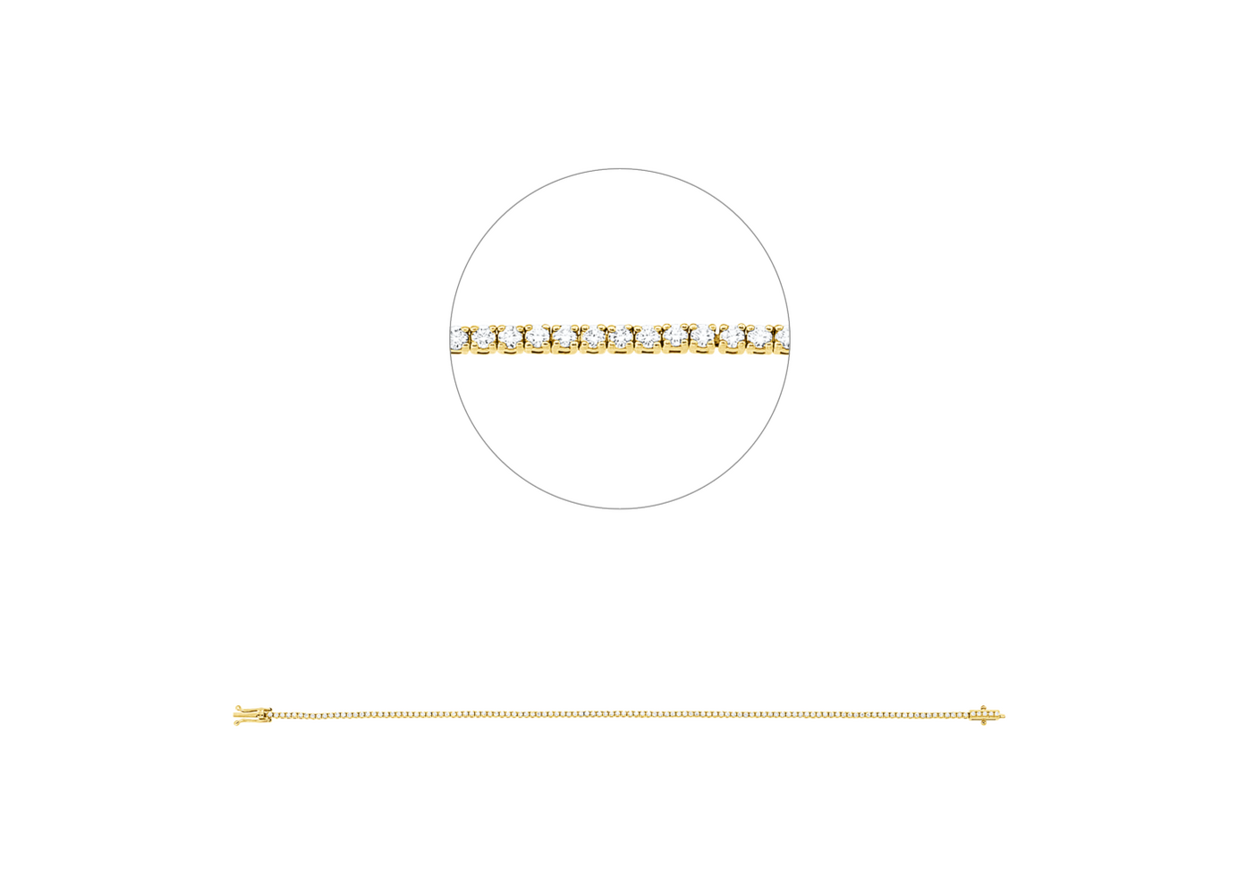 Brogle Classic tennis bracelet