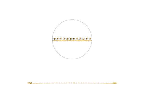 Brogle Classic tennis bracelet