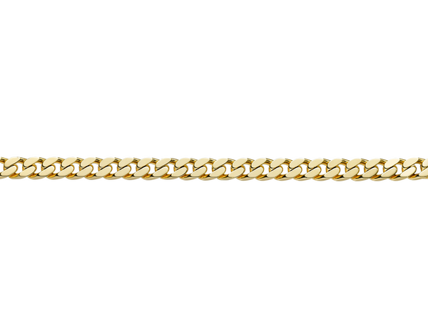 Brogle Classic armoured bracelet 4-sided diamond-coated 7mm