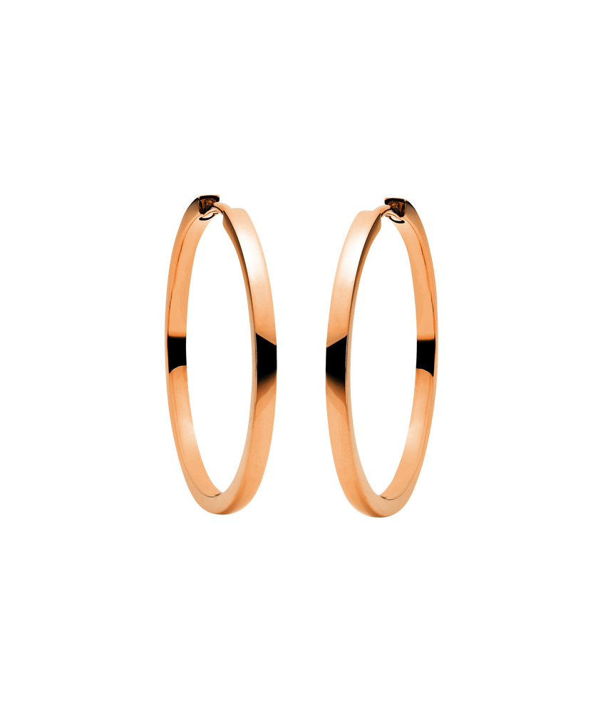 Brogle Classic gold hoop earrings Brogle Classic gold hoop earrings