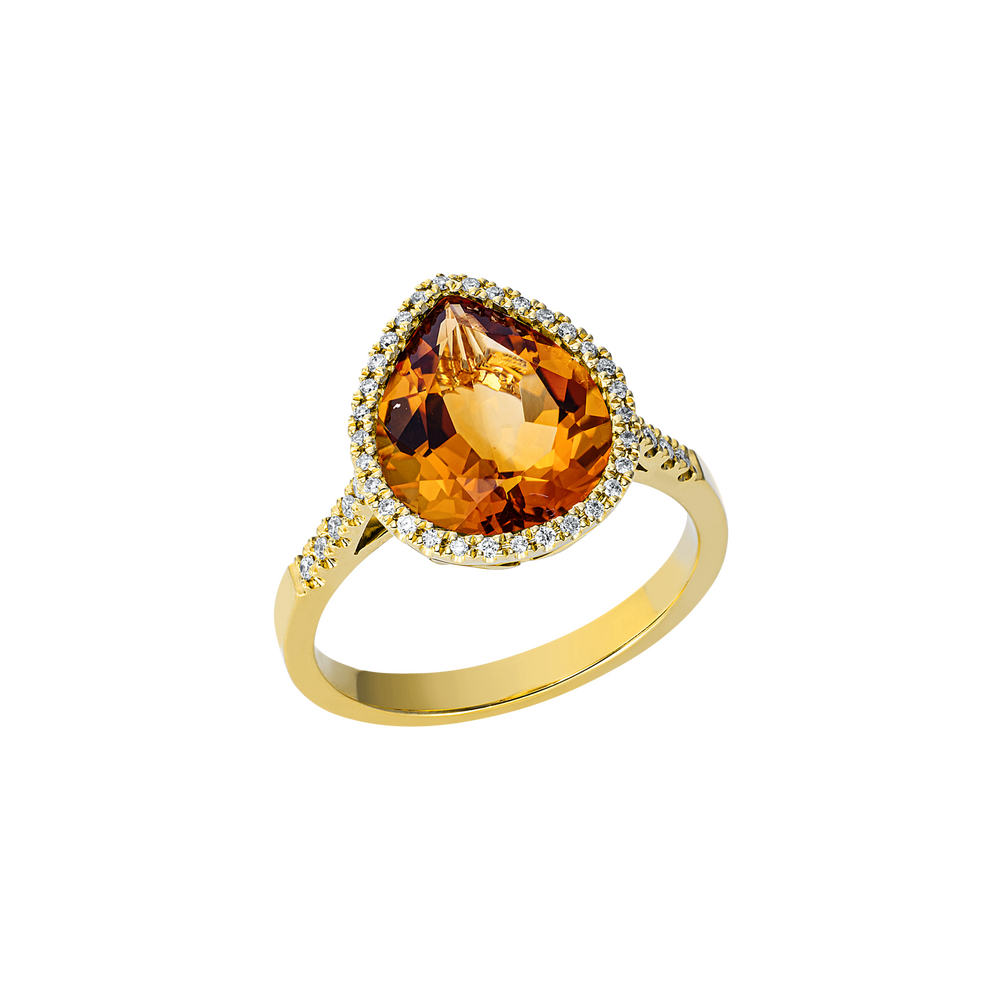 Brogle Classic citrine ring Brogle Classic citrine ring