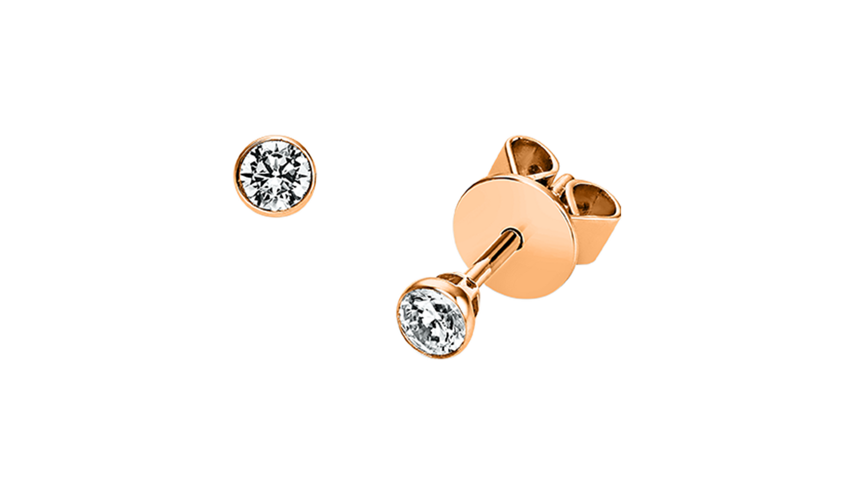 Brogle solitaire ear studs Sophie up to 0.5 carat Brogle solitaire ear studs Sophie up to 0.5 carat