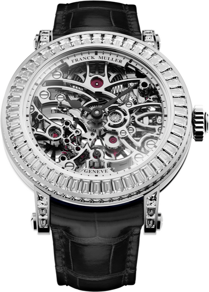 Franck Muller Round Skeleton Baguette 30.5 x 36.5mm