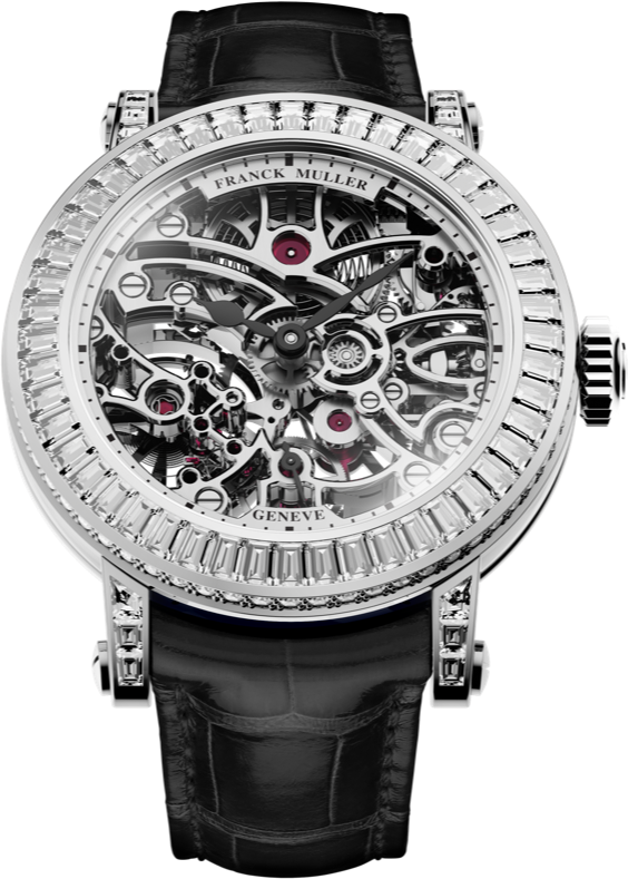 Franck Muller Round Skeleton Baguette 30,5 x 36,5mm Franck Muller Round Skeleton Baguette 30,5 x 36,5mm