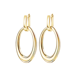 Emil Kraus Ellipse hoop earrings