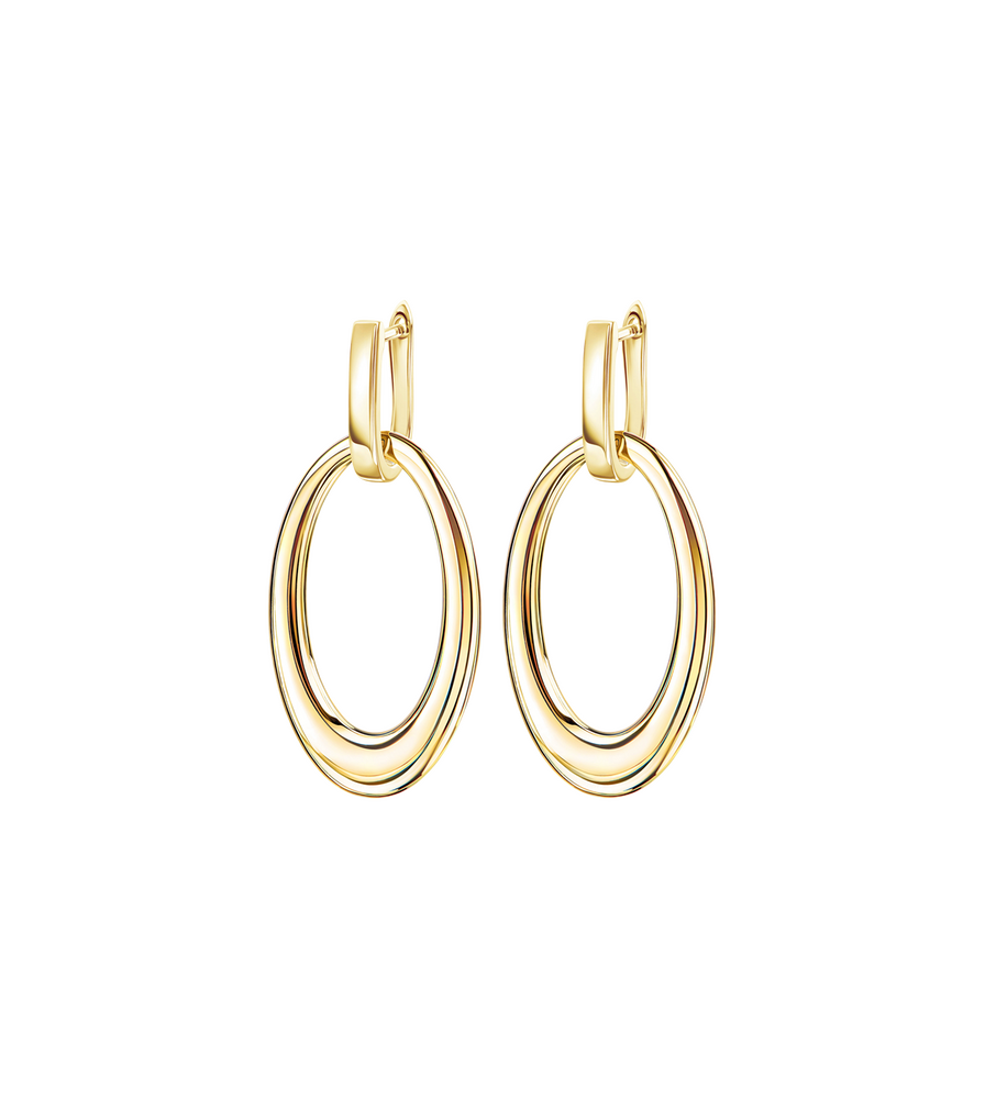 Emil Kraus Ellipse hoop earrings Emil Kraus Ellipse hoop earrings