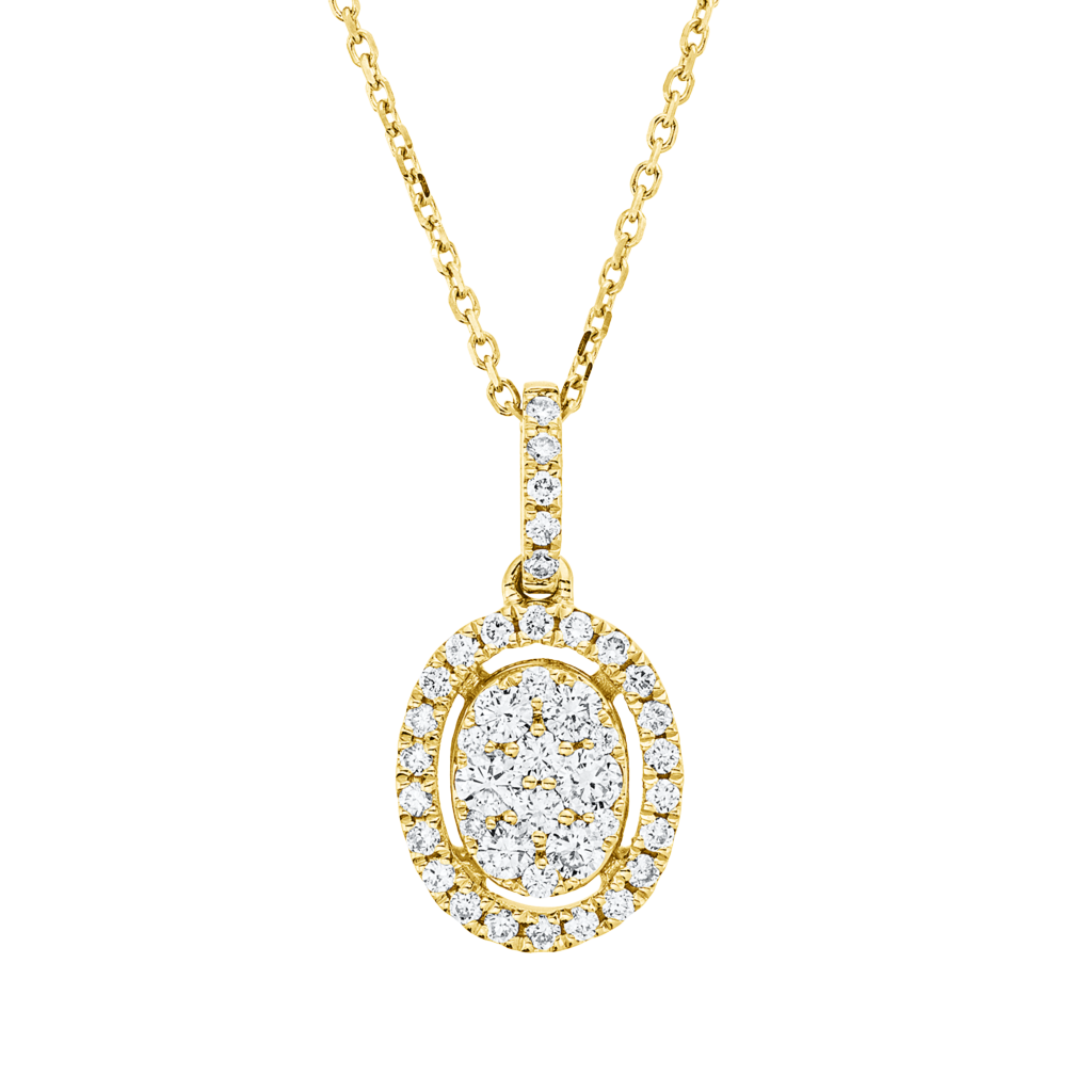 Brogle Classic necklace with diamond pendant