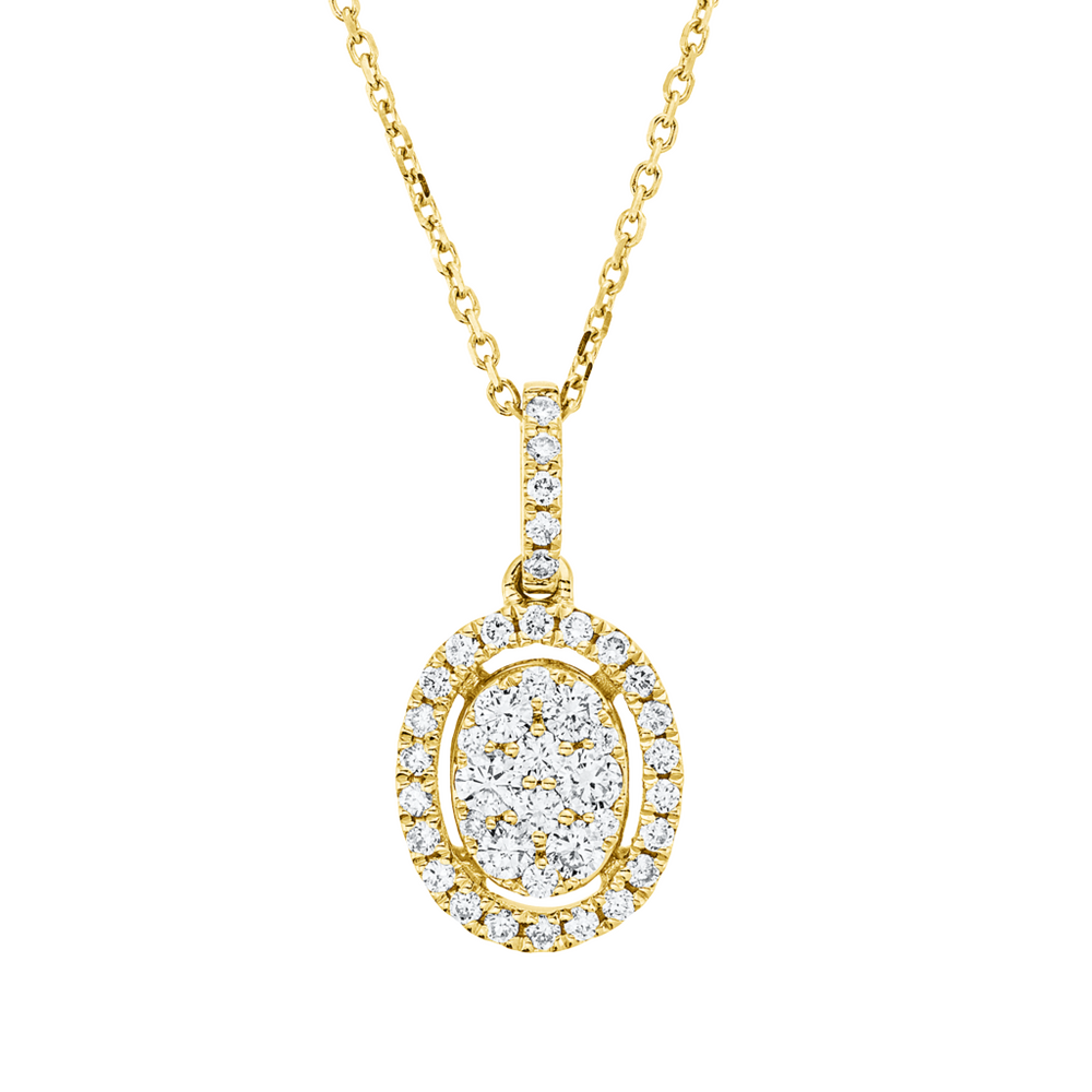 Brogle Classic necklace with diamond pendant