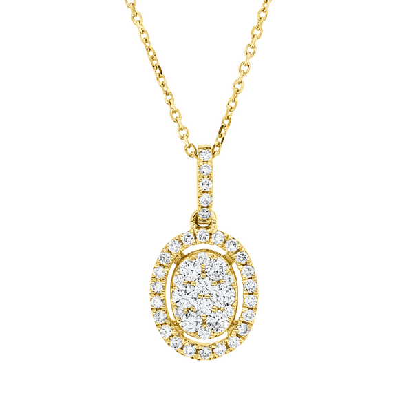Brogle Classic necklace with diamond pendant
