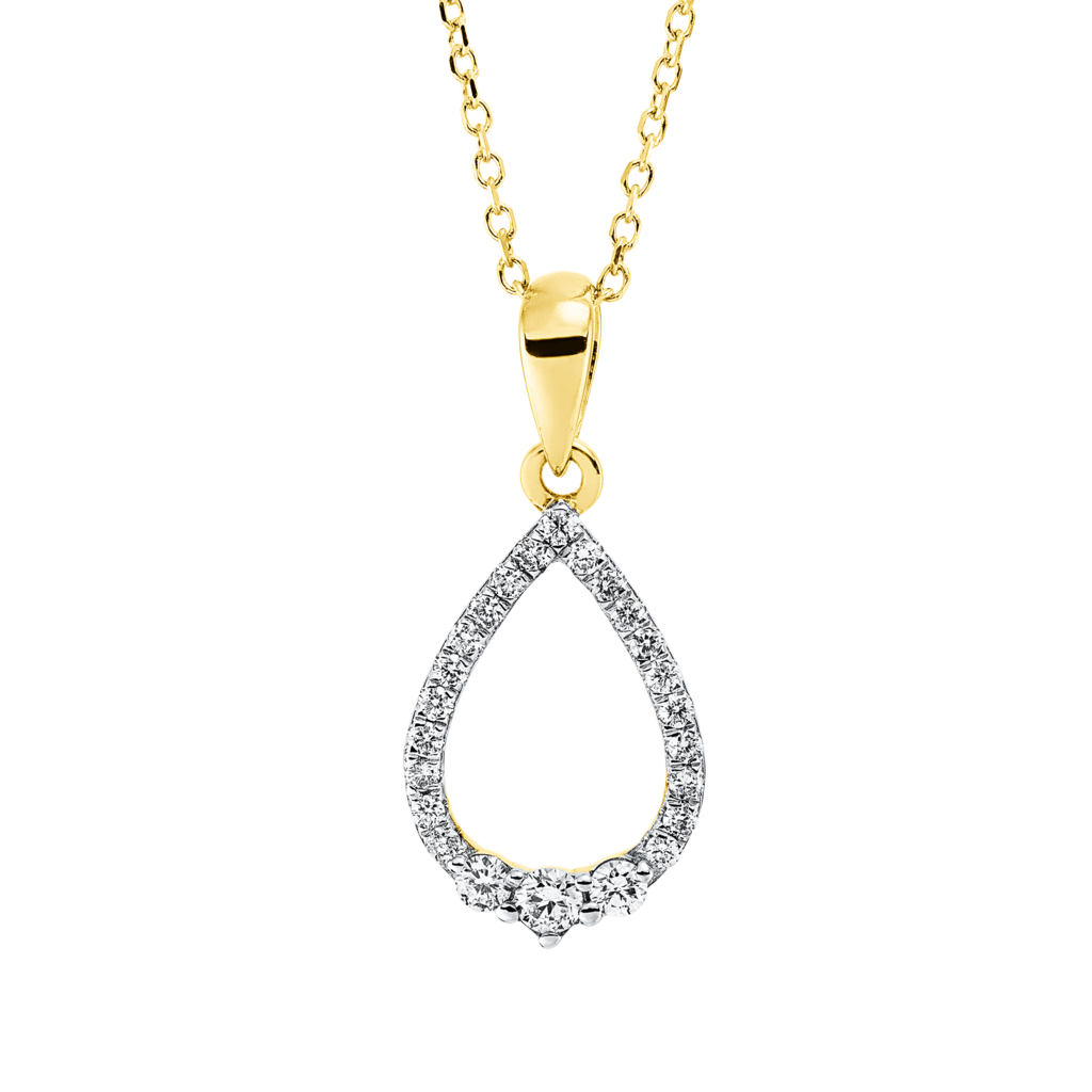 Brogle Classic necklace with diamond pendant
