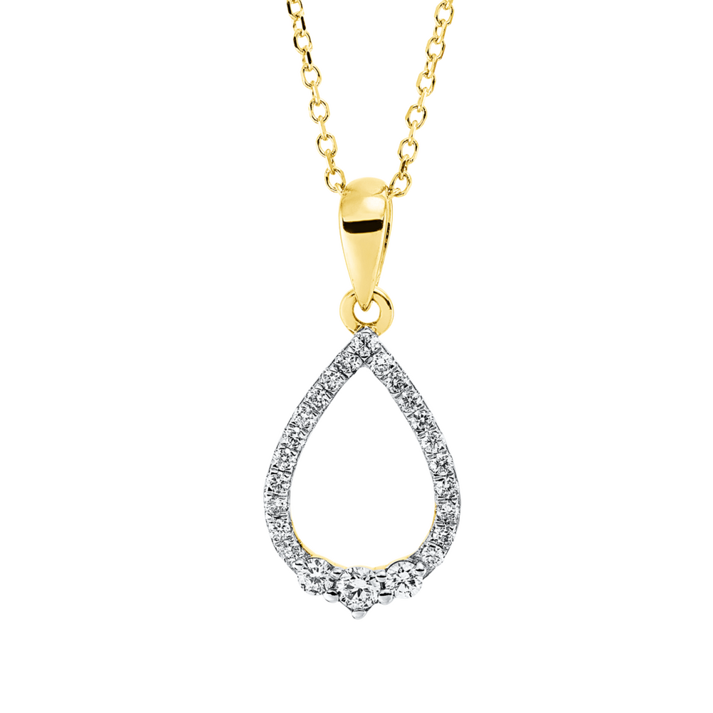 Brogle Classic necklace with diamond pendant
