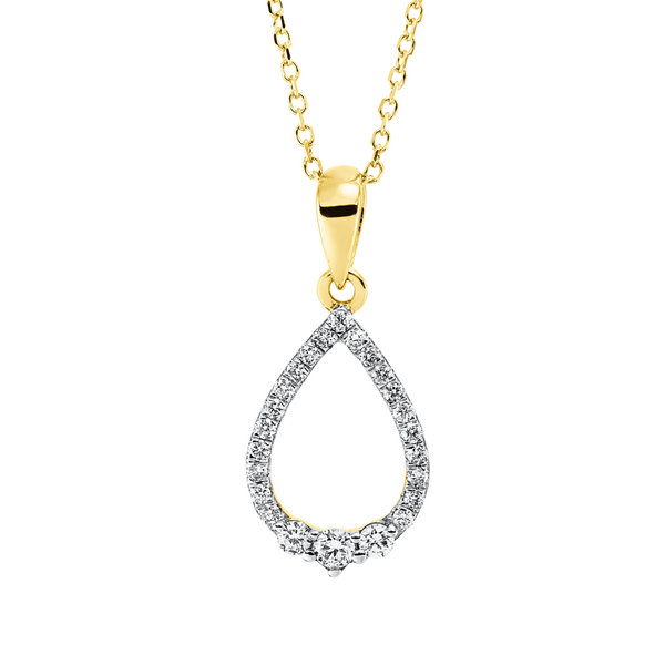 Brogle Classic necklace with diamond pendant