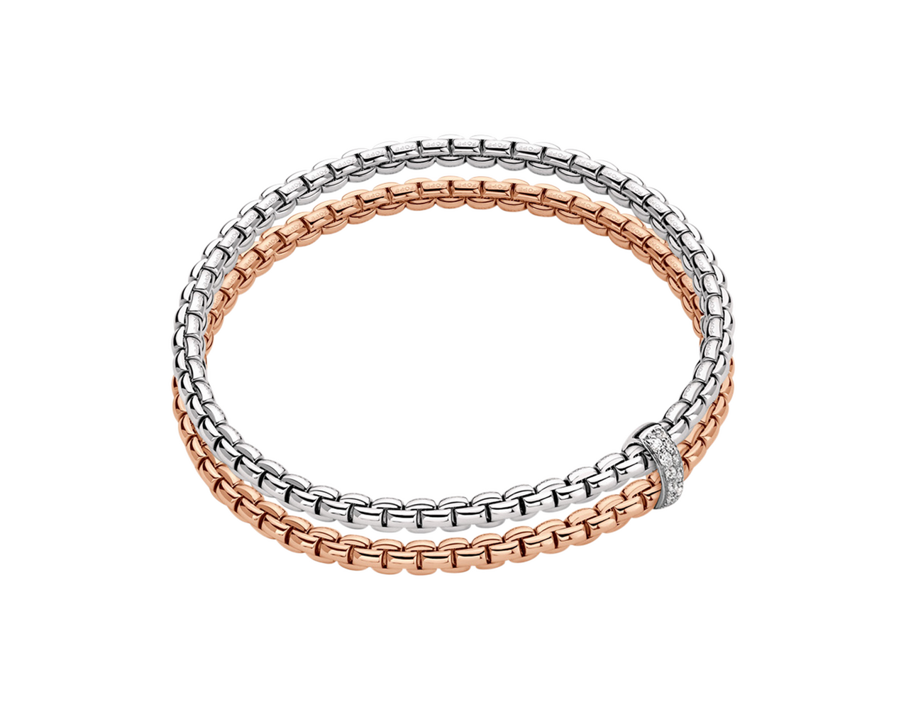 White, rose gold