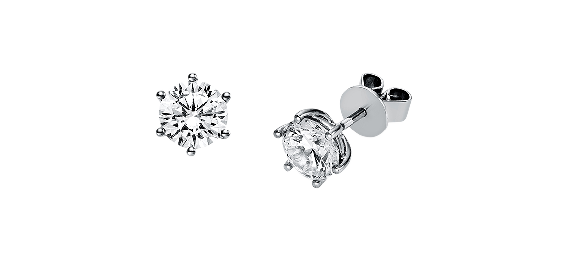 Brogle Selection Marie stud earrings from 0.7 carat Brogle Selection Marie stud earrings from...