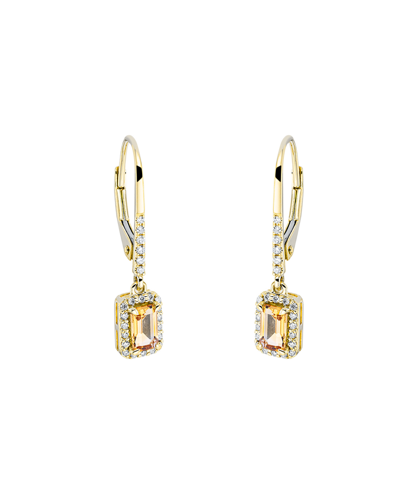 Brogle Classic Citrinohrhänger Brogle Classic Citrinohrhänger