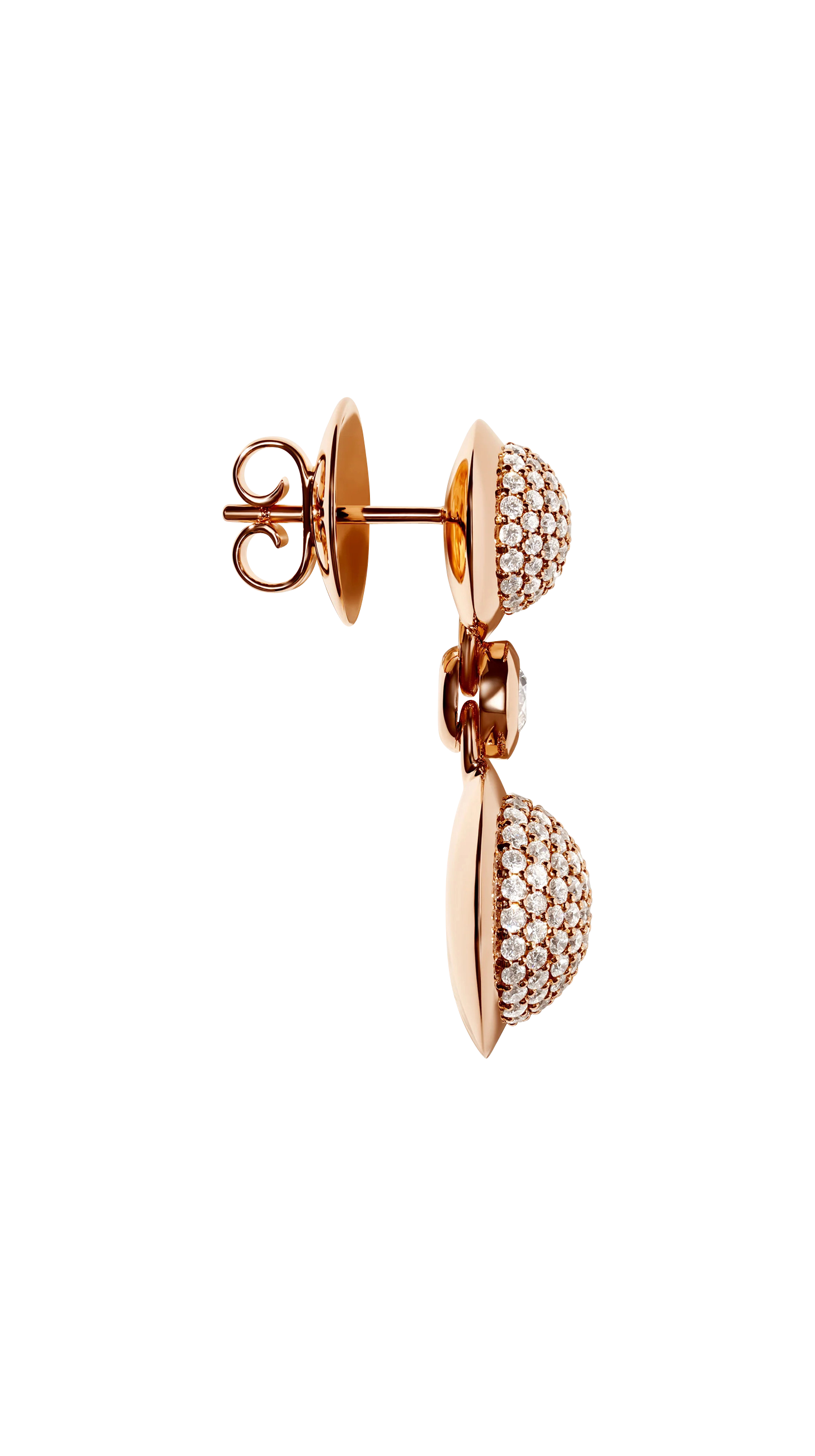 Tamara Comolli BOUTON 2 Cabochons Diamond Pavé / Classic Tamara Comolli BOUTON 2 Cabochons Diamond Pavé / Classic