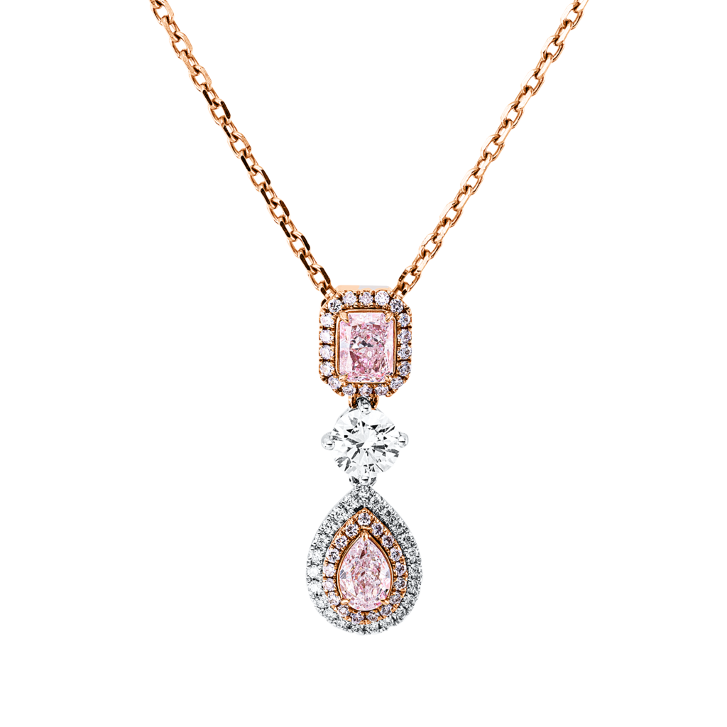Brogle Selection bicolour diamond necklace
