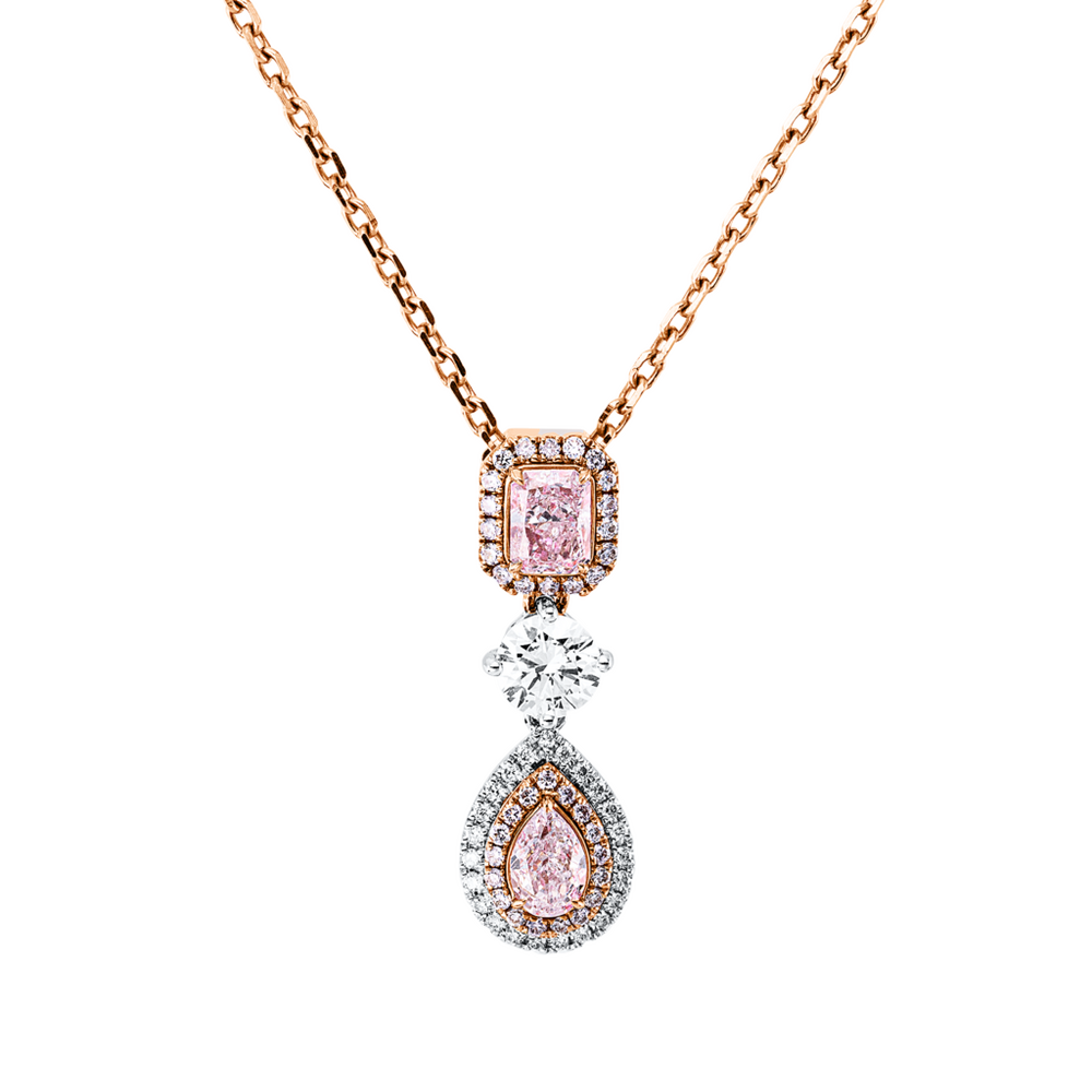 Brogle Selection bicolour diamond necklace
