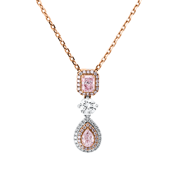 Brogle Selection bicolour diamond necklace