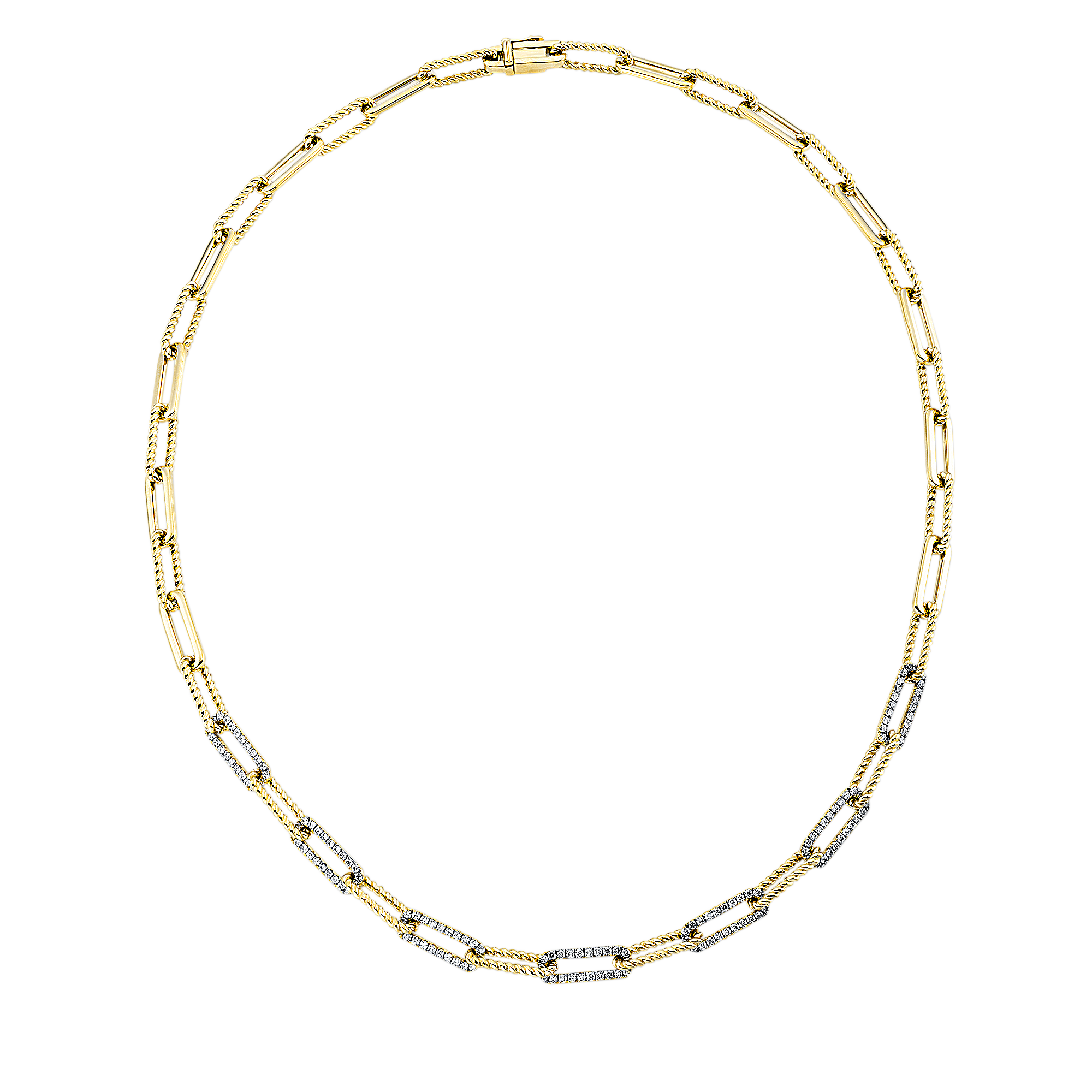 Brogle Selection bicolor diamond necklace Brogle Selection bicolor diamond necklace