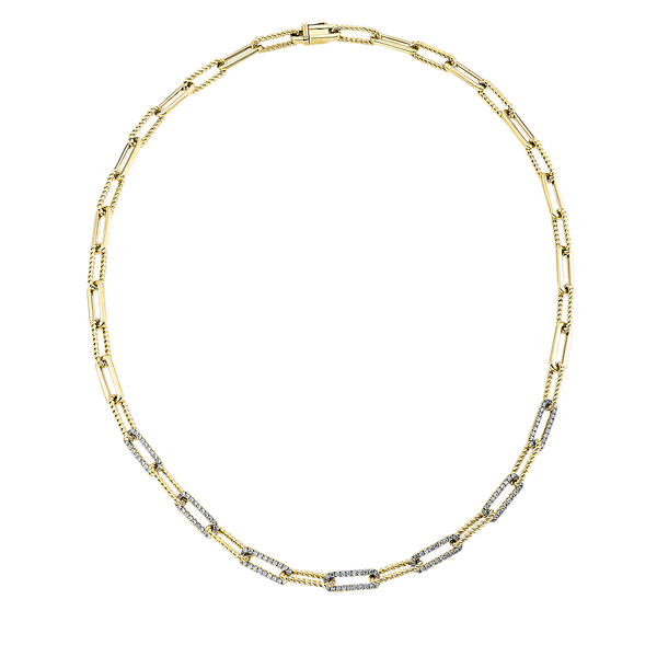 Brogle Selection bicolor diamond necklace Brogle Selection bicolor diamond necklace