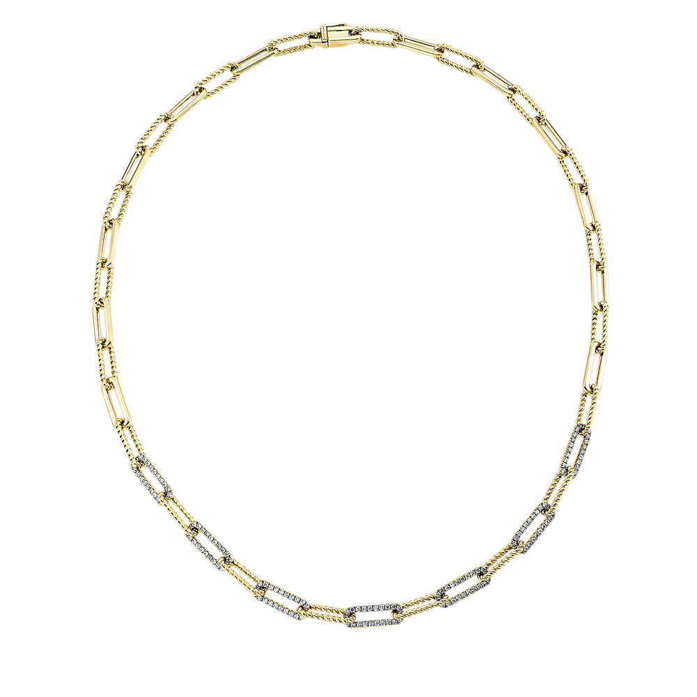 Brogle Selection bicolor diamond necklace Brogle Selection bicolor diamond necklace