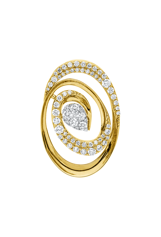 Brogle Classic Bicolor Diamantanhänger