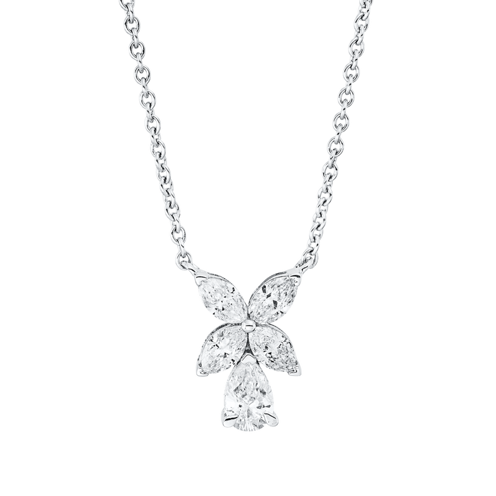 Brogle Classic necklace with diamond pendant Brogle Classic necklace with diamond pendant