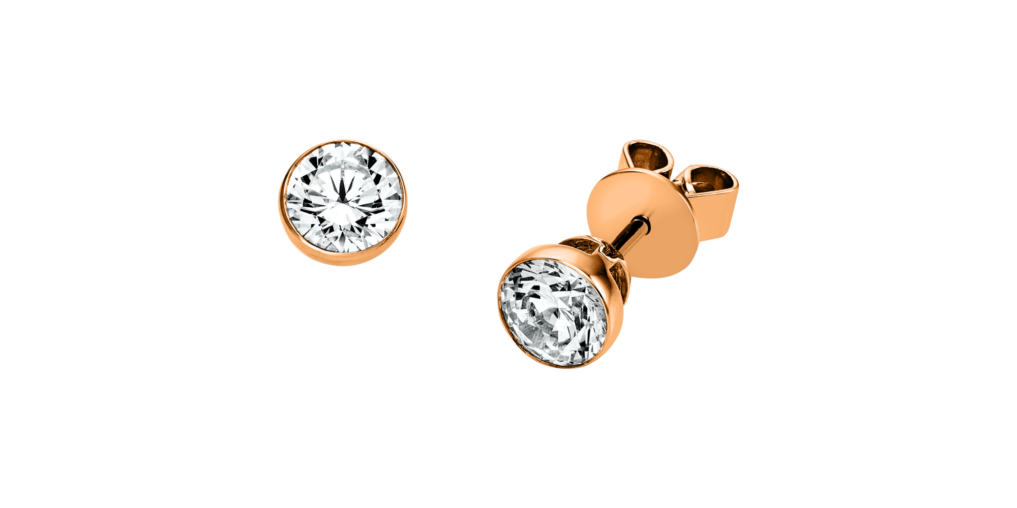 Brogle Selection ear studs Sophie up to 0.5 carat Brogle Selection ear studs Sophie up to...