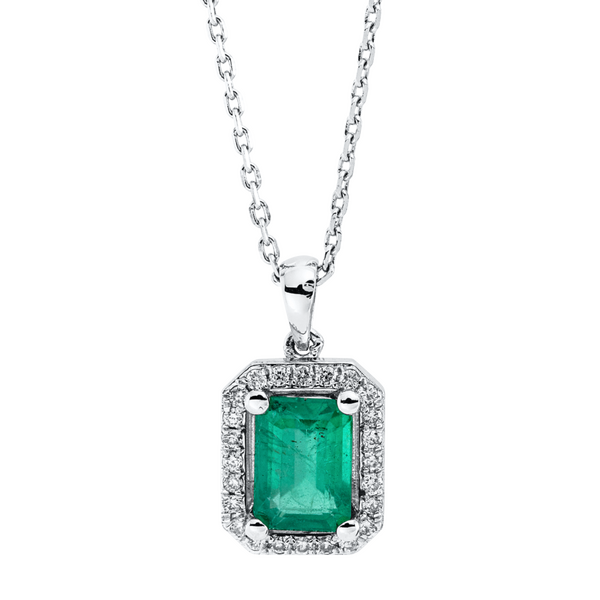 Brogle Classic Kette mit Smaragdanhänger Brogle Classic Kette mit Smaragdanhänger