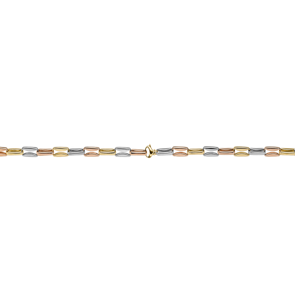 Brogle Classic Bicolor fancy bracelet 5mm