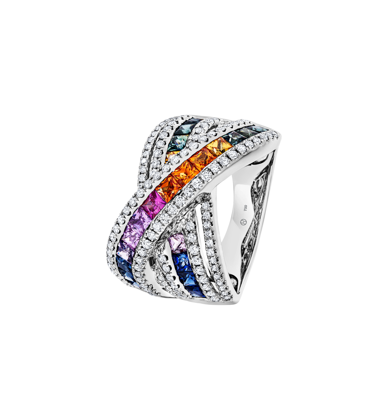 Brogle Selection sapphire ring Rainbow Brogle Selection sapphire ring Rainbow
