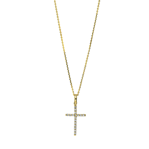 Brogle Classic necklace with diamond cross