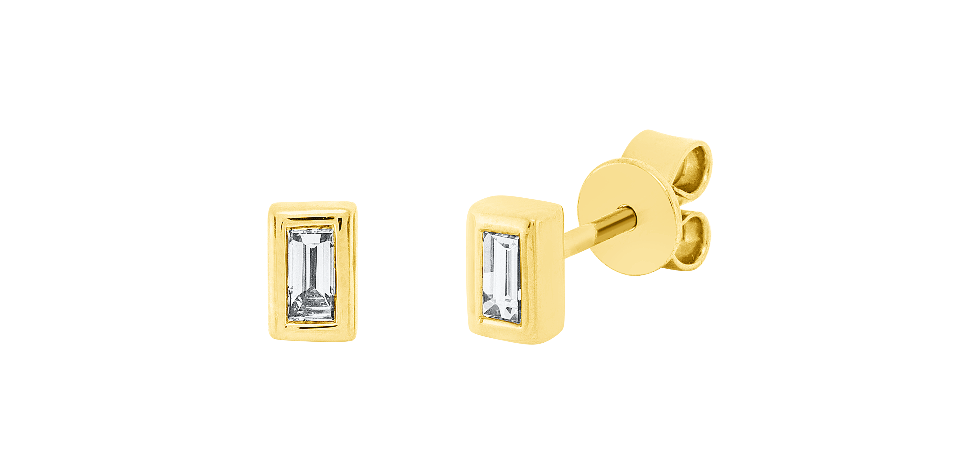 Brogle Classic diamond stud earrings