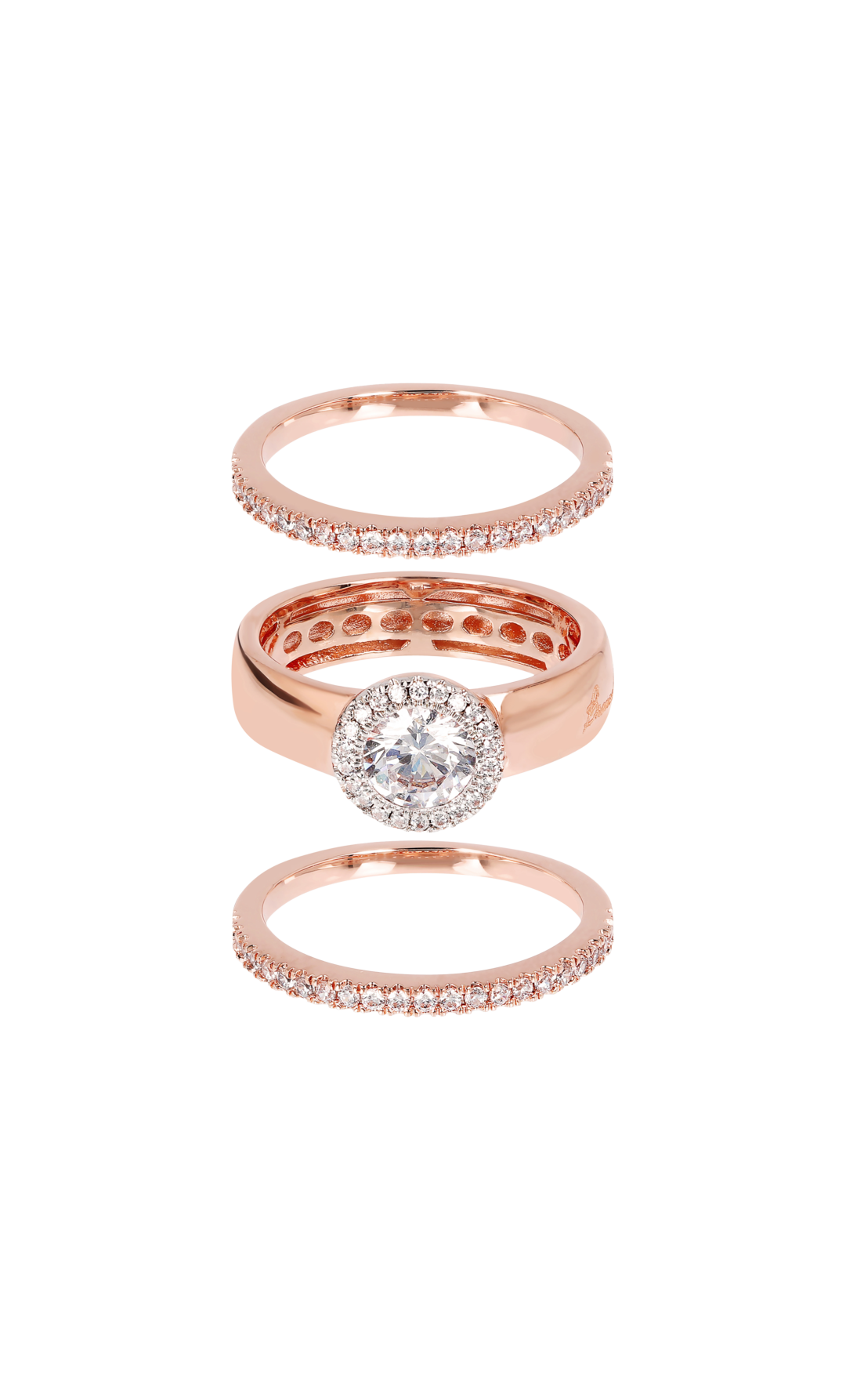 Bronzallure Altissima ring set Bronzallure Altissima ring set