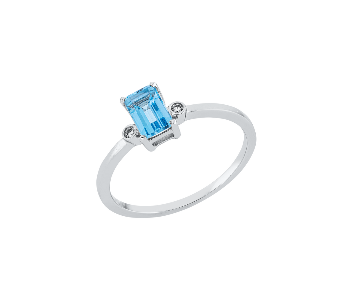 Brogle Classic Sky topaz ring Brogle Classic Sky topaz ring