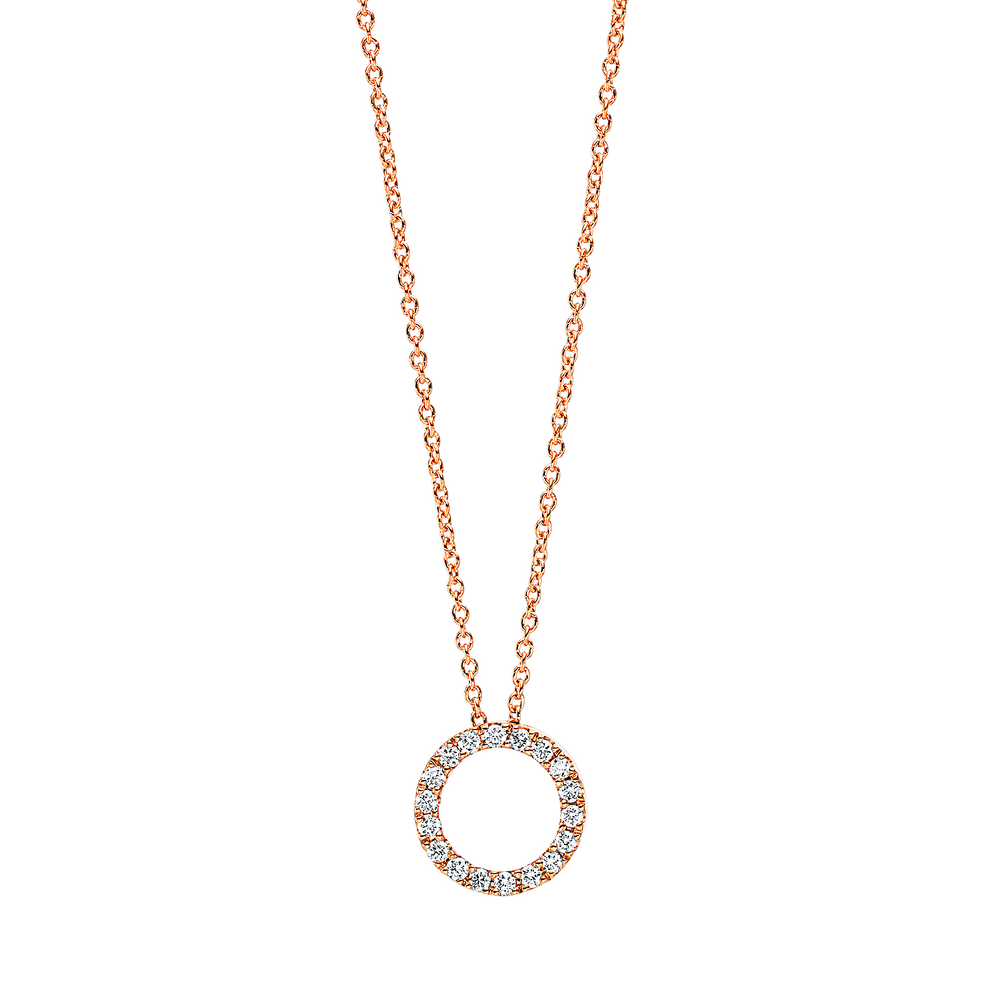 Brogle Classic necklace with diamond pendant Brogle Classic necklace with diamond pendant