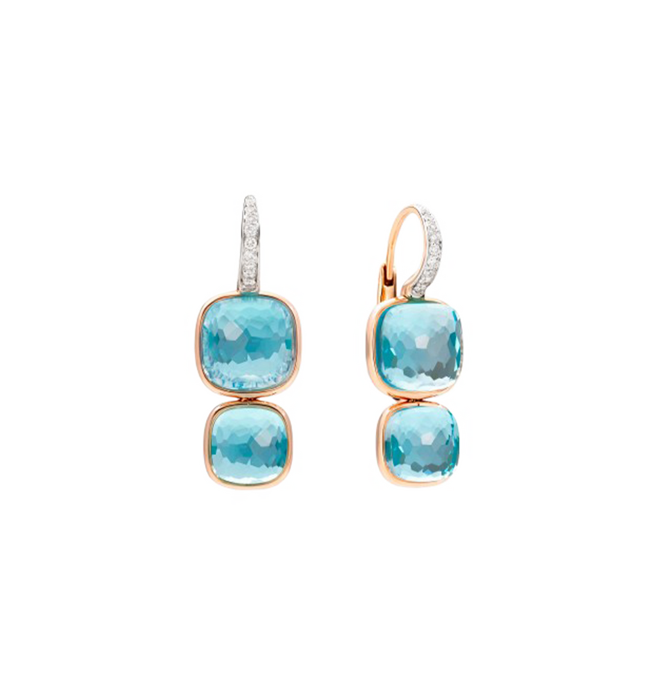 Pomellato Nudo Sky-Topaz Earrings