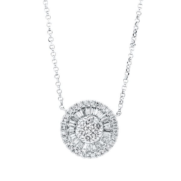 Brogle Classic necklace with diamond pendant