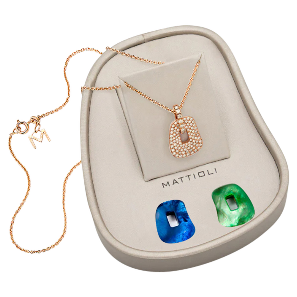 Mattioli Puzzle necklace box, small with 3 puzzles